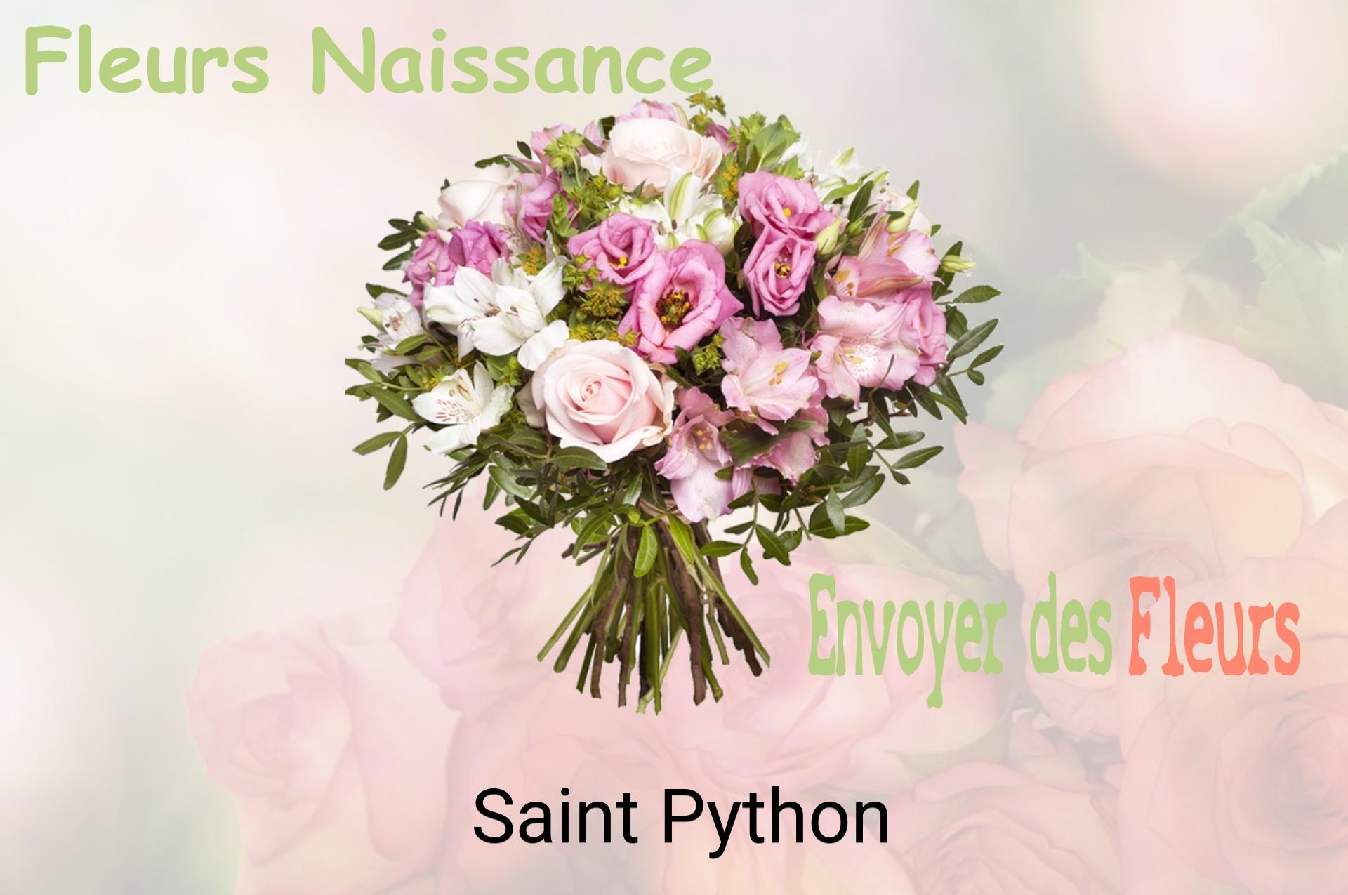 Bouquet de fleurs de naissance livré à Saint-Python