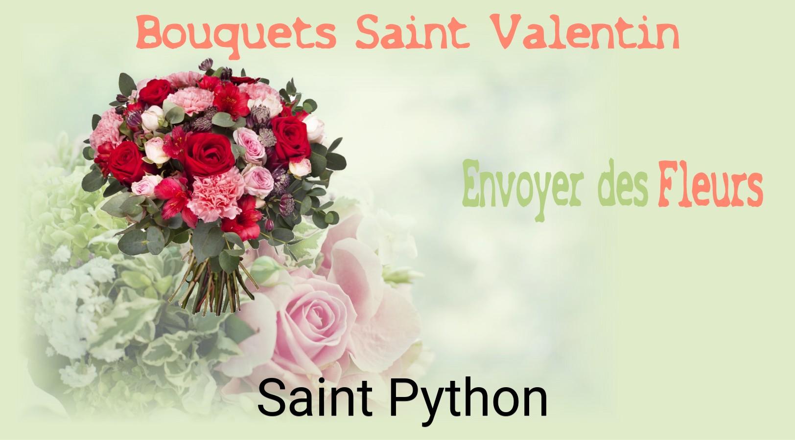 Roses de Saint-Valentin livrées à Saint-Python